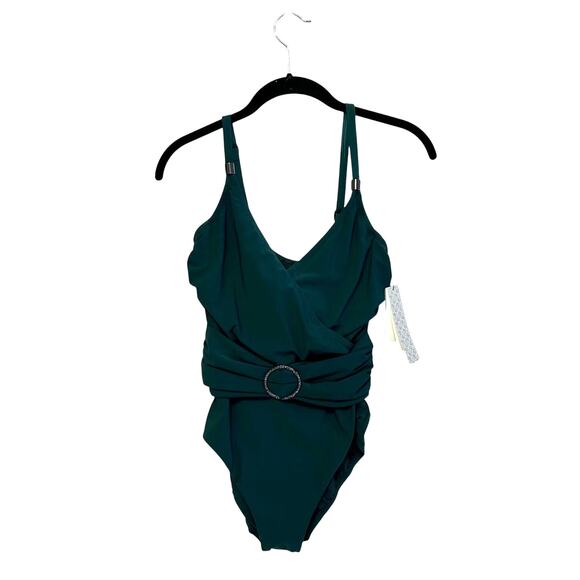 Amoressa Other - Amoressa Miraclesuit Getty One Piece Swimsuit NWT Women's Sz 6 Oil Slick Slim